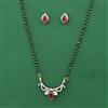 Kundan Classic Mangalsutra with Mehndi Plating