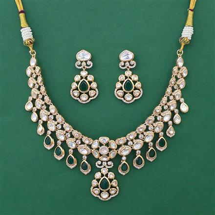 Kundan Classic Necklace with Carat Plating