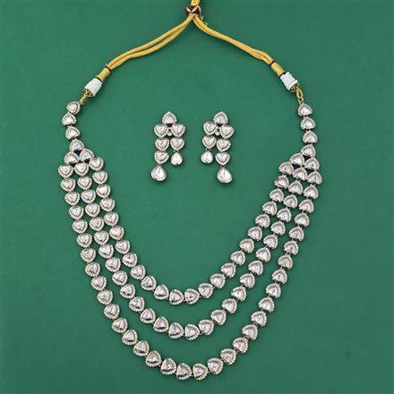 Kundan Layered Necklace with Mehndi Plating Carat Plating