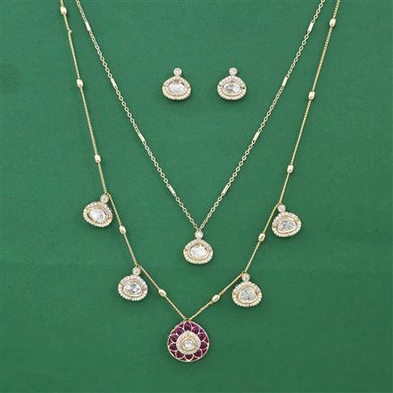 Kundan Classic Necklace with Carat Plating