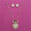 Kundan Classic Pendant Set with Carat Plating