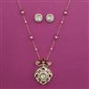 Kundan Classic Pendant Set with Carat Plating