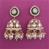 Kundan Jhumki with Carat Plating