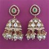 Kundan Jhumki with Carat Plating