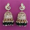 Kundan Jhumki with Carat Plating