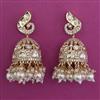 Kundan Jhumki with Carat Plating