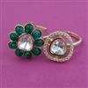 Kundan Classic Ring with Carat Plating
