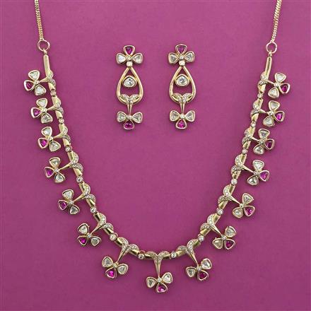Kundan Classic Necklace with Carat Plating