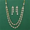 Kundan Layered Necklace with Mehndi Plating Carat Plating