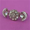 Kundan Pearl Ring With Mehndi Plating
