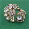 Kundan Classic Ring With Carat Plating