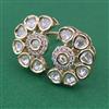 Kundan Classic Ring With Carat Plating
