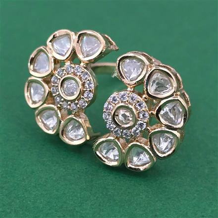 Kundan Classic Ring With Carat Plating