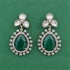 Kundan Classic Earring with Mehndi Plating