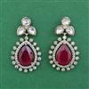 Kundan Classic Earring with Mehndi Plating