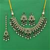 Kundan Classic Necklace with Mehndi Plating