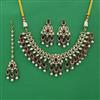 Kundan Classic Necklace with Mehndi Plating