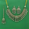 Kundan Classic Necklace with Mehndi Plating