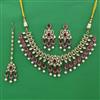 Kundan Classic Necklace with Mehndi Plating