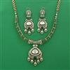 Kundan Classic Necklace with Mehndi Plating