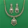 Kundan Classic Necklace with Mehndi Plating