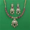 Kundan Classic Necklace with Mehndi Plating