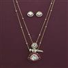 Kundan Birds Pendant Set with Carat Plating
