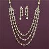 Kundan Layered Necklace with Mehndi Plating Carat Plating