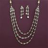 Kundan Layered Necklace with Mehndi Plating Carat Plating