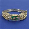 Kundan Openable kada with Victorian Plating