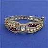 Kundan Openable kada with Victorian Plating