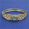 Kundan Openable kada with Victorian Plating