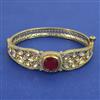 Kundan Openable kada with Victorian Plating