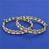 Kundan 2 Pc Openable Bangles with Victorian Plating
