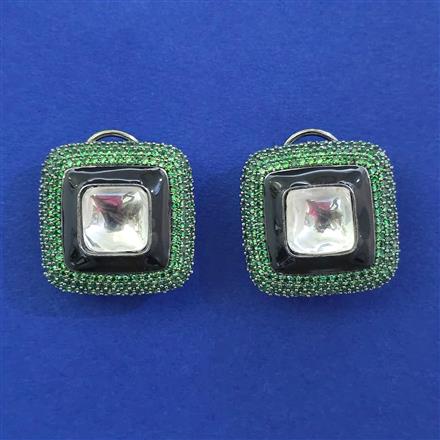 Kundan Tops with Black Plating