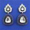 Kundan Classic Earring with Black Plating