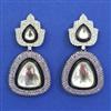 Kundan Classic Earring with Black Plating