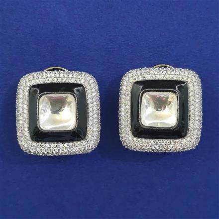 Kundan Tops with Black Plating