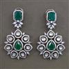 Kundan Classic Earring with Mehndi Plating