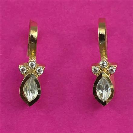Kundan Delicate Nose Ring with Carat Plating