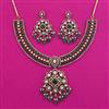 Kundan Classic Necklace with Mehndi Plating