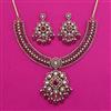 Kundan Classic Necklace with Mehndi Plating