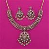 Kundan Classic Necklace with Mehndi Plating