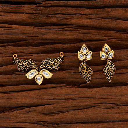 Kundan Classic Mangalsutra with gold plating