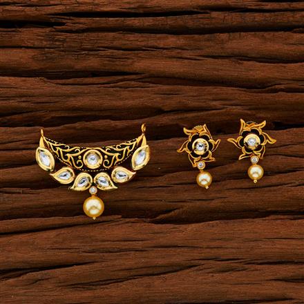 Kundan Classic Mangalsutra with gold plating