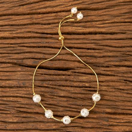 Cz Adjustable Bracelet With Gold Plating