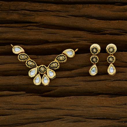 Kundan Classic Mangalsutra with gold plating