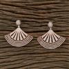 Cz Classic Earring with Rose Gold plating