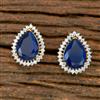 Cubic Zirconia Tops With 2 Tone Plating