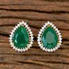 Cubic Zirconia Tops With 2 Tone Plating